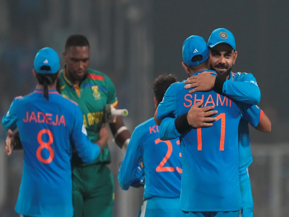 India thrash South Africa by 243 runs: Cricket World Cup 2023 – as