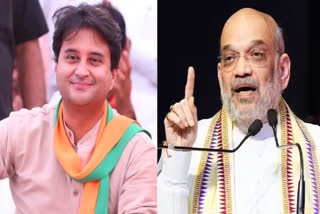 Shah And Scindia Target Congress: