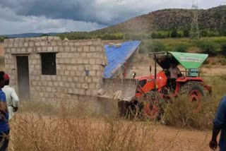 Revenue officials collapse GC Colony houses in YSR District