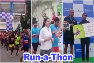 Run a Thon organized at JRD Sports Complex in Jamshedpur