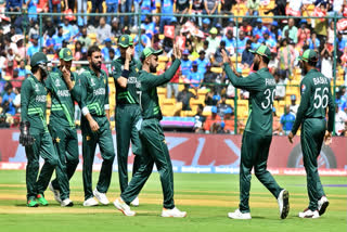 The International Cricket Council have fined Pakistan players 10 percent of their match fee for maintaining the slow over-rate against New Zealand in the ongoing World Cup 2023 on Saturday.