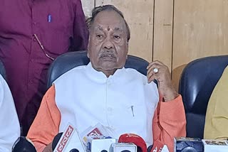 Former DCM KS Eshwarappa talks against congress