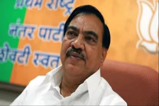 NCP Legislative Council member Eknath Khadse