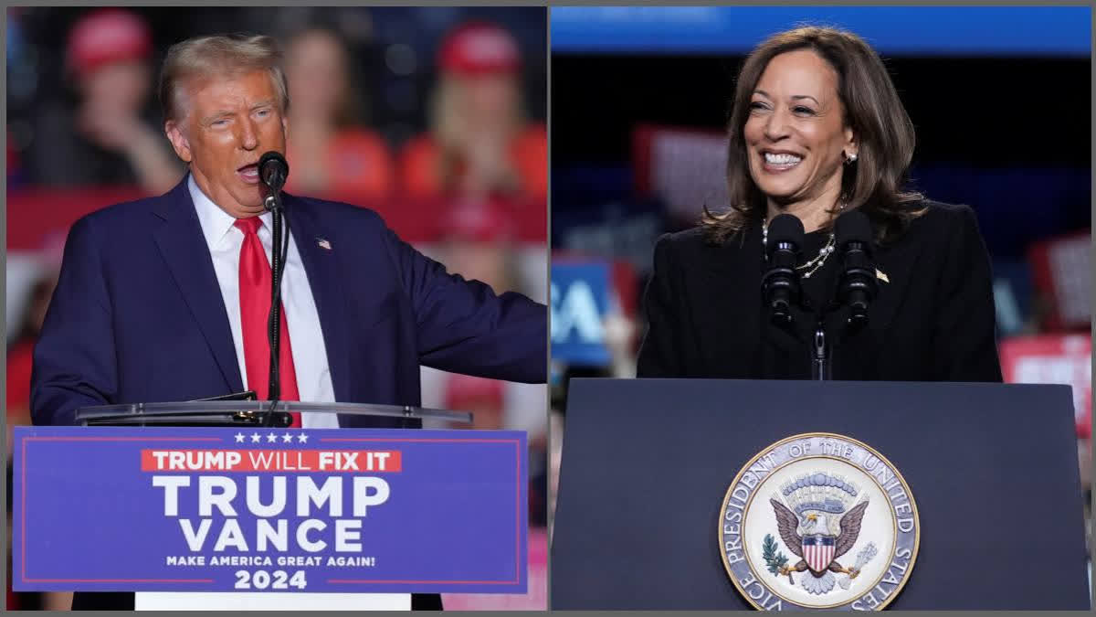 Harris and Trump made final pitches before Election Day, emphasising voter turnout in a tight race, with contrasting messages on the future of America.