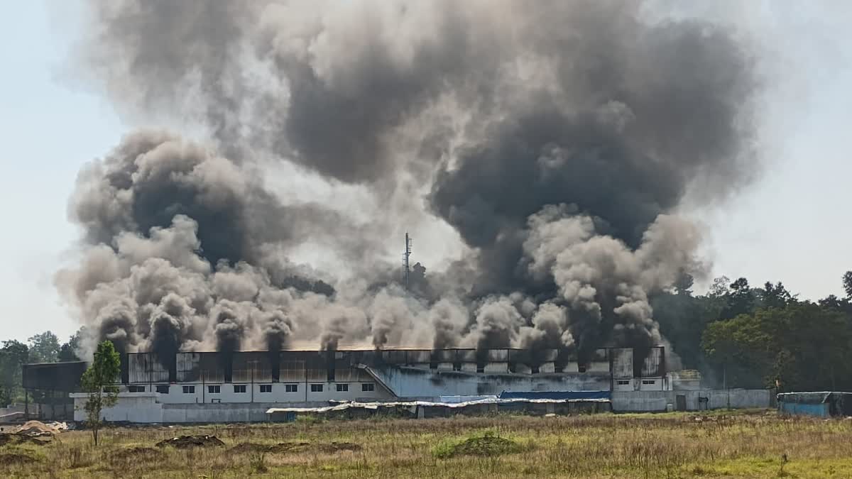 Fire broke out in Kinley plant in Indore