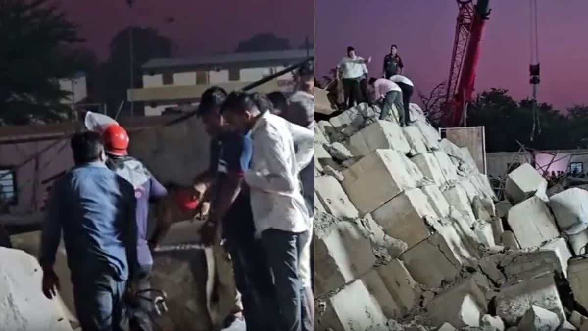 Gujarat: An under-construction bridge which was a part of a bullet train project collapsed in Anand Many people are feared trapped