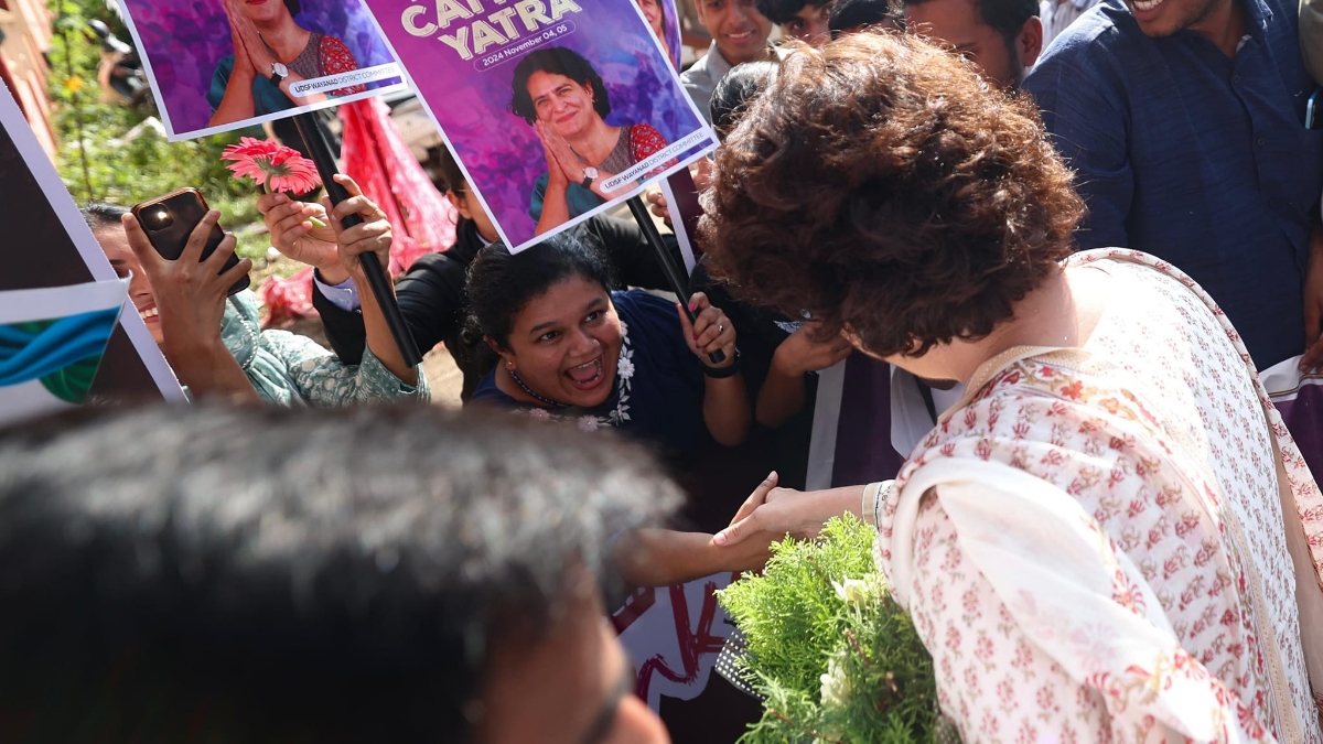 PRIYANKA GANDHI WAYANAD PRIYANKA GANDHI SATHYAN MOKERI  NIVYA HARIDAS AGAINST PRIYANKA  WAYANAD LOK SABHA BYELECTION  CONGRESS BJP CPI