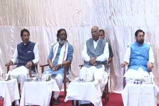 Live joint press conference of India alliance parties in Ranchi