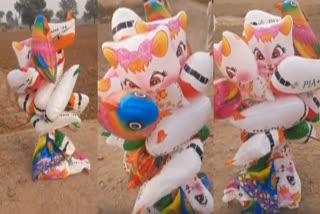 Pakistani Balloon Found in Behror