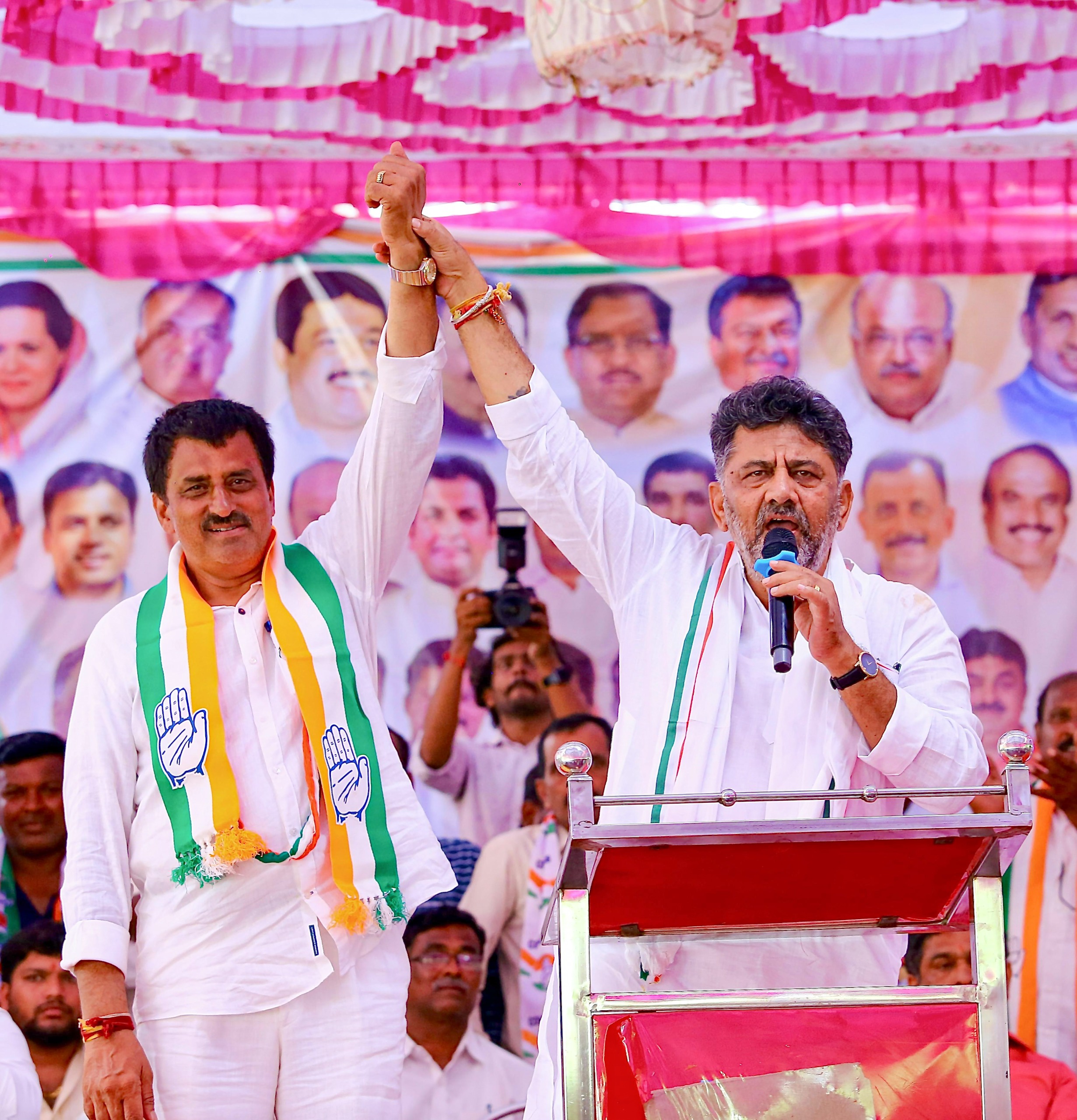 Channapatna by-election: NDA-Congress candidate campaigning heavily