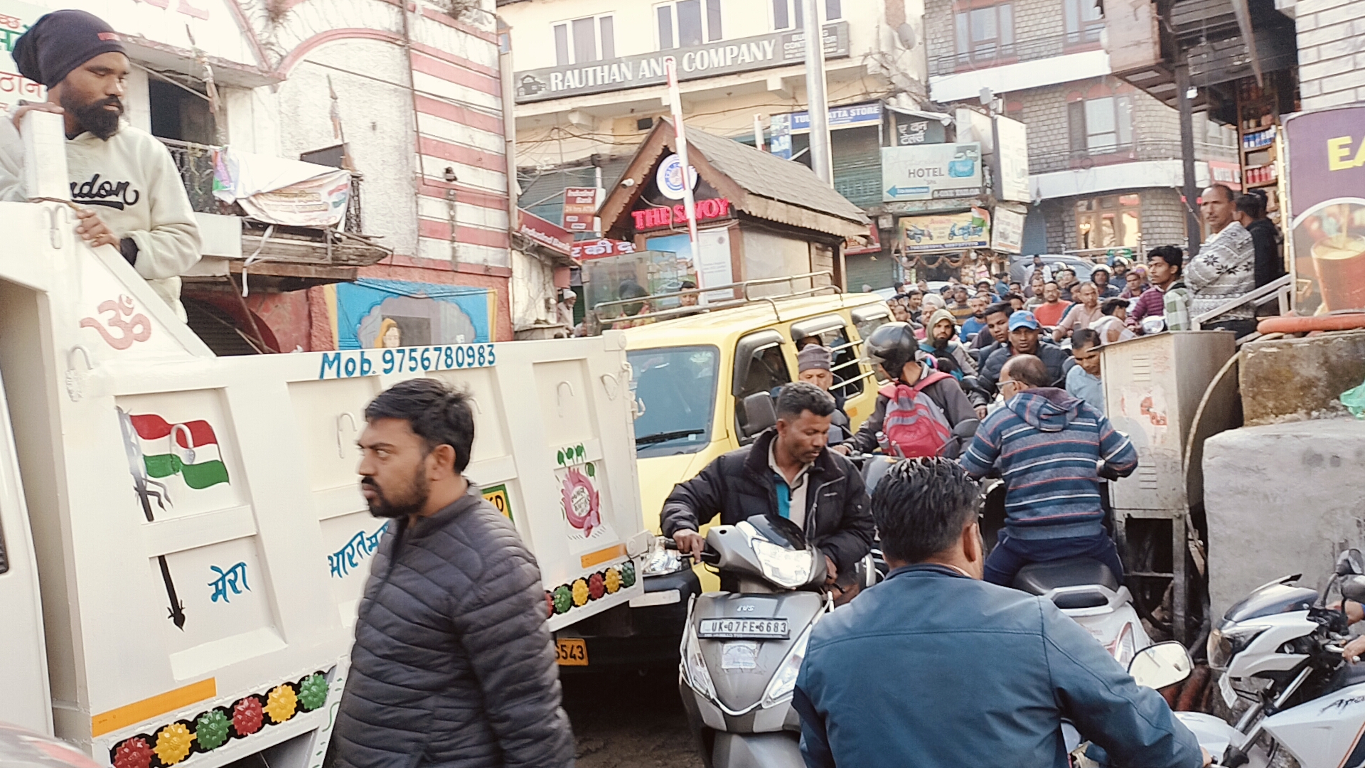 Mussoorie traffic jam