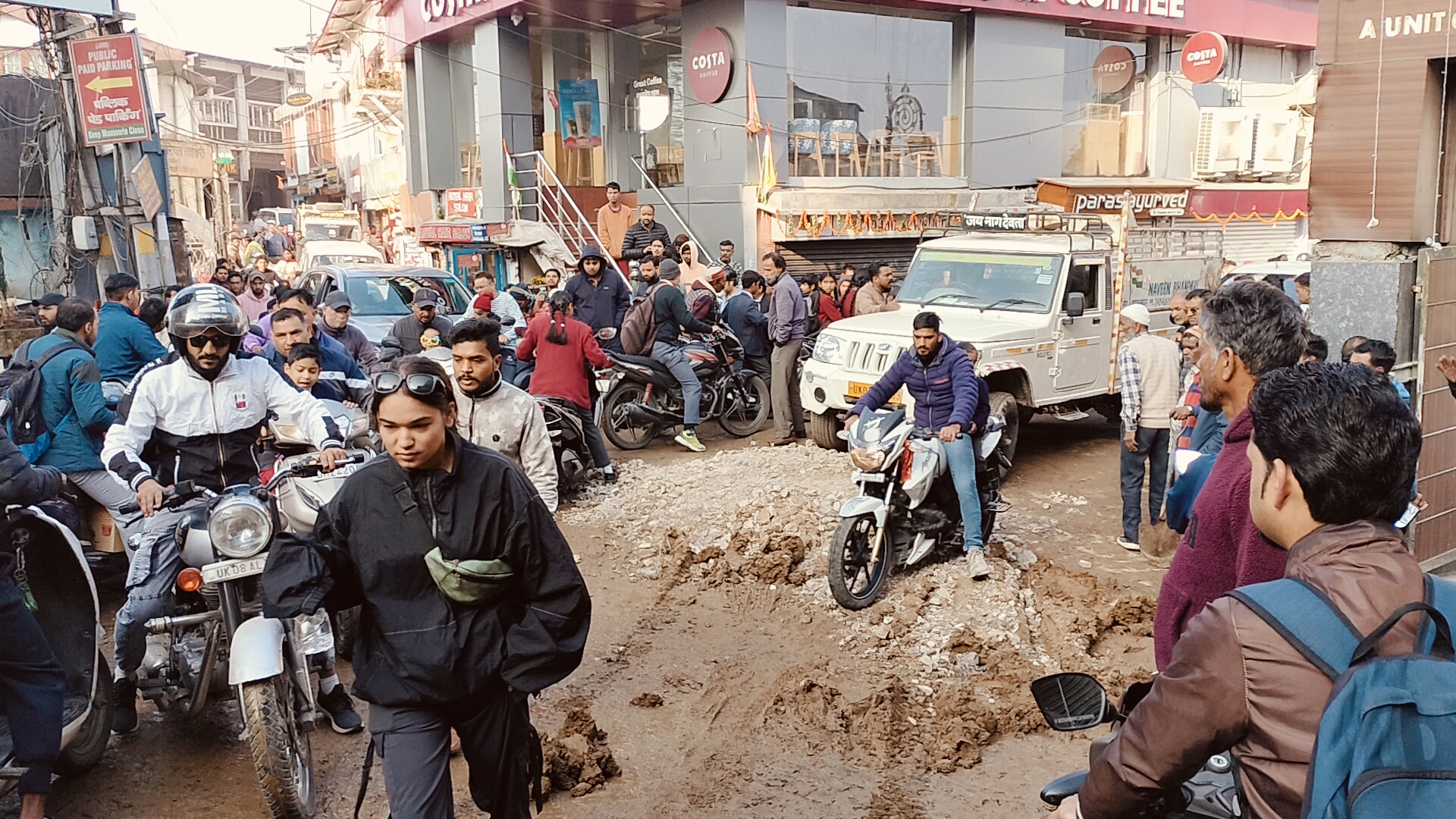 Mussoorie traffic jam