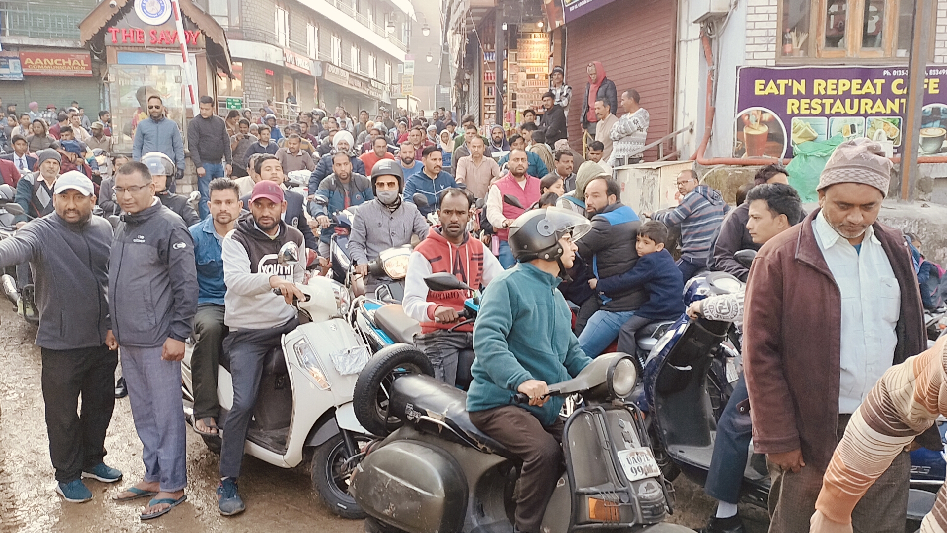 Mussoorie traffic jam