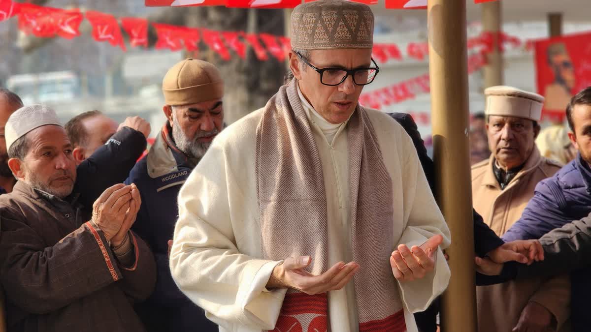 Omar Abdullah at birth anniversary of National Conference Founder Sheikh Mohammad Abdullah