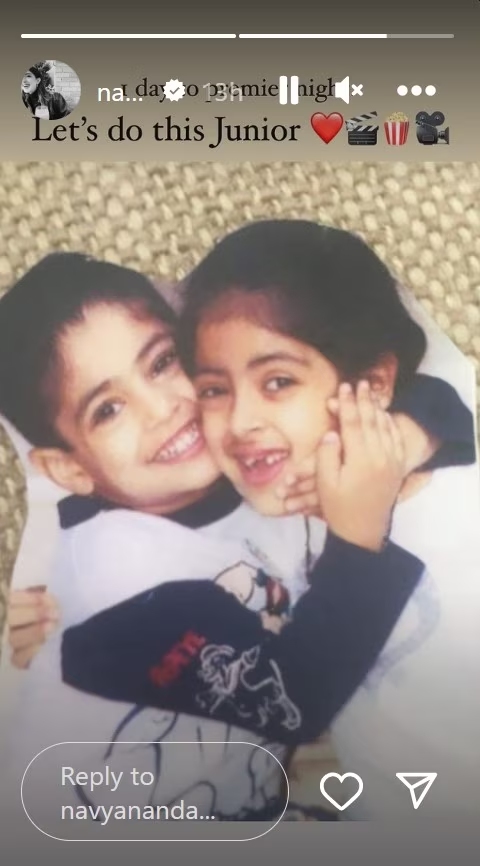 Navya Nanda and Agastya Nanda