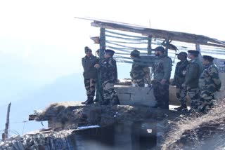 IG BSF Kashmir visit Line of Control in Kupwara