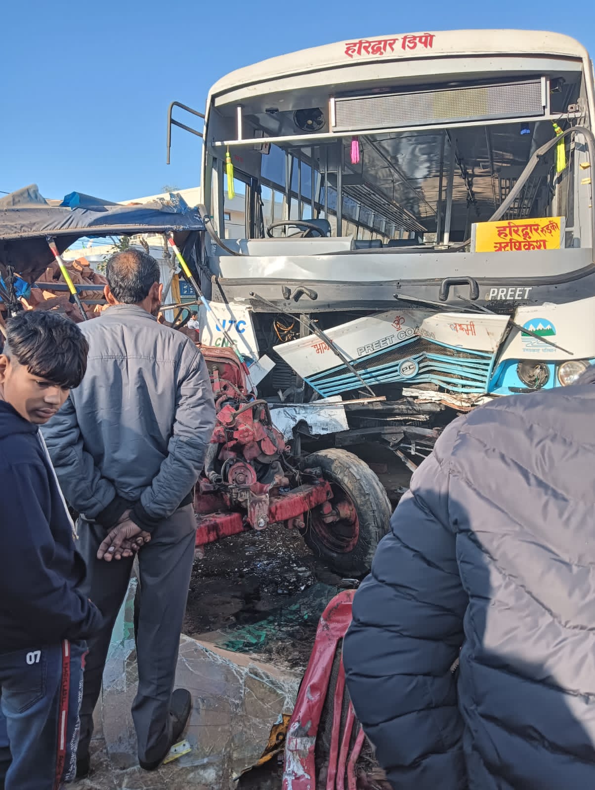 Road accident in Roorkee