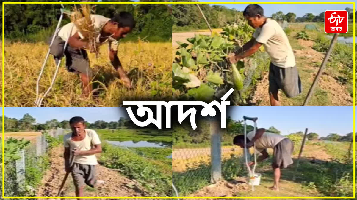 specially able farmer of Khowang