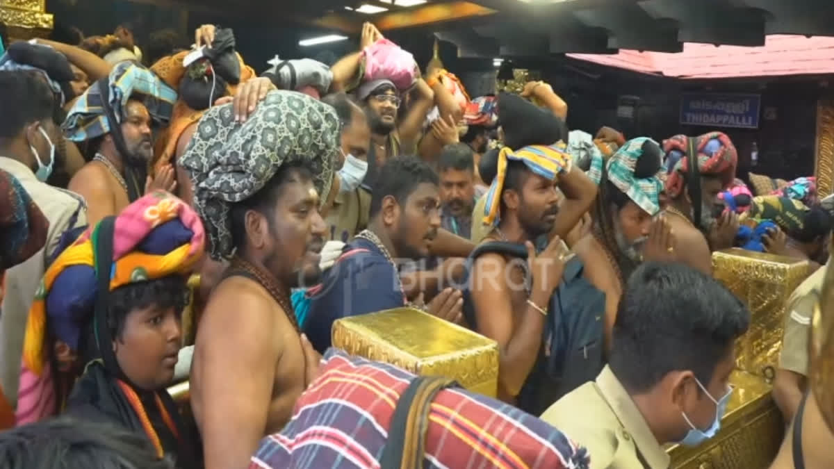 SABARIMALA NEWS  ശബരിമല തീര്‍ഥാടകരുടെ എണ്ണം വര്‍ധന  SABARIMALA PILGRIMS VISITS  MALAYALAM LATEST NEWS