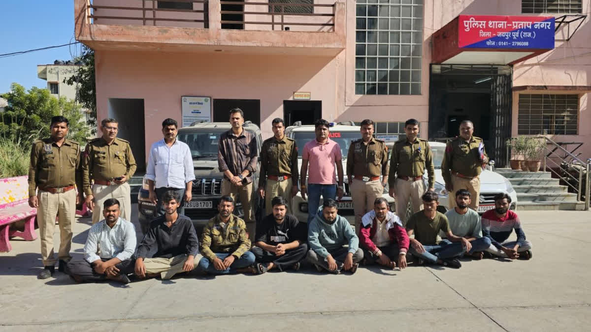 9 miscreants Arrested in Jaipur