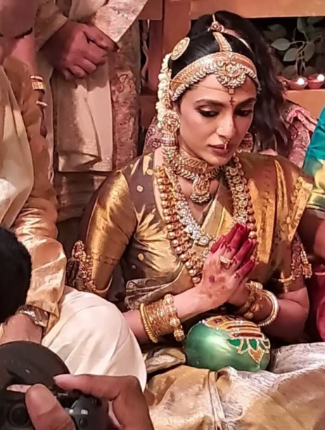 Heartwarming moments from Naga Chaitanya - Sobhita Dhulipala's traditional Telugu wedding ceremony