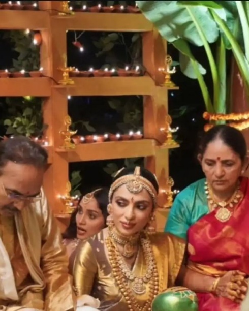 Heartwarming moments from Naga Chaitanya - Sobhita Dhulipala's traditional Telugu wedding ceremony