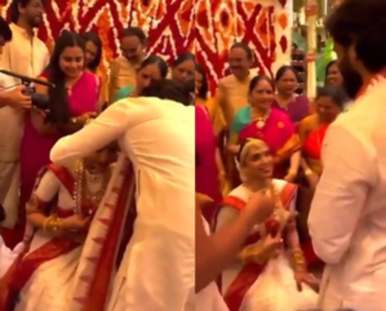 Heartwarming moments from Naga Chaitanya - Sobhita Dhulipala's traditional Telugu wedding ceremony