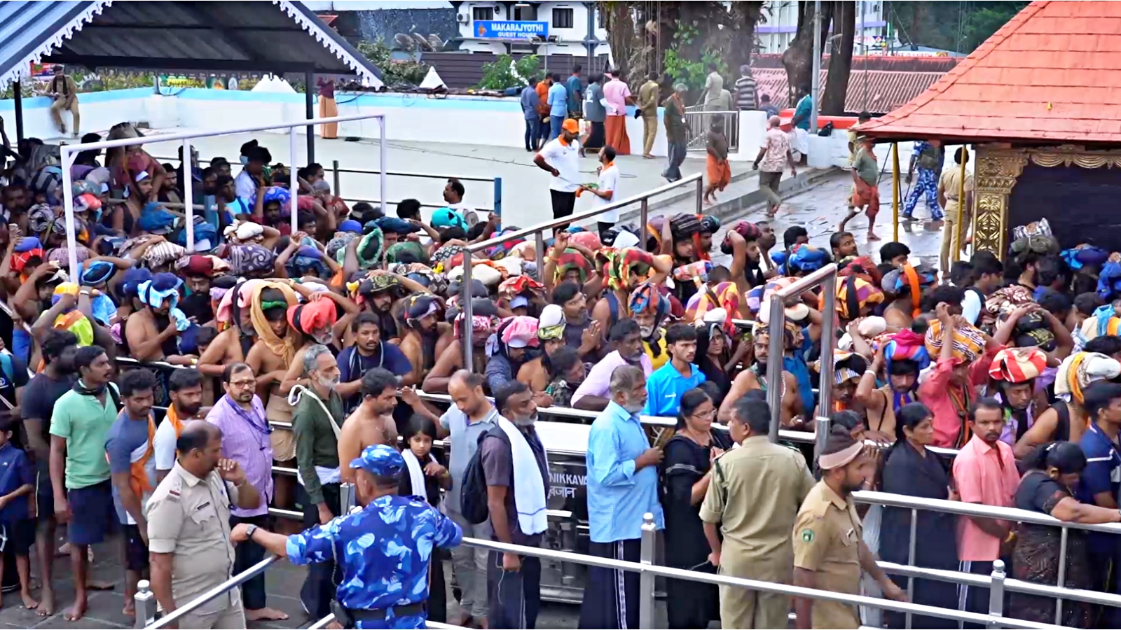 SABARIMALA NEWS  ശബരിമല തീര്‍ഥാടകരുടെ എണ്ണം വര്‍ധന  SABARIMALA PILGRIMS VISITS  MALAYALAM LATEST NEWS