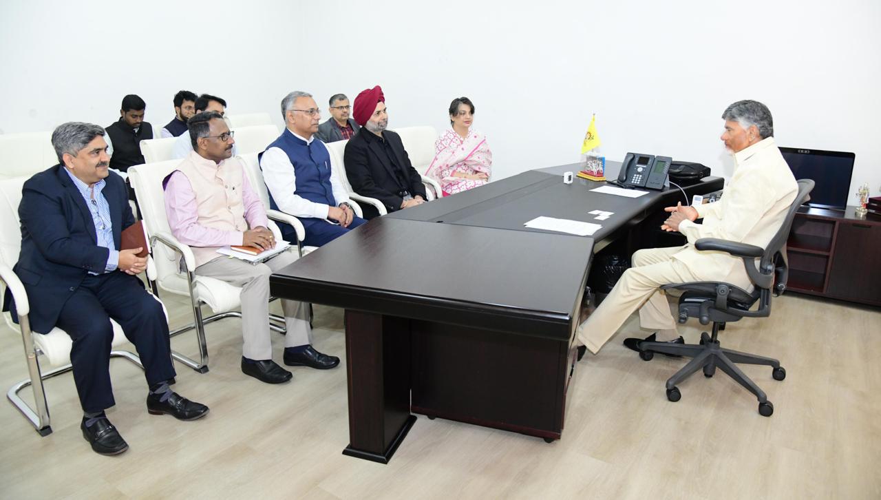 Google Team with CM Chandrababu