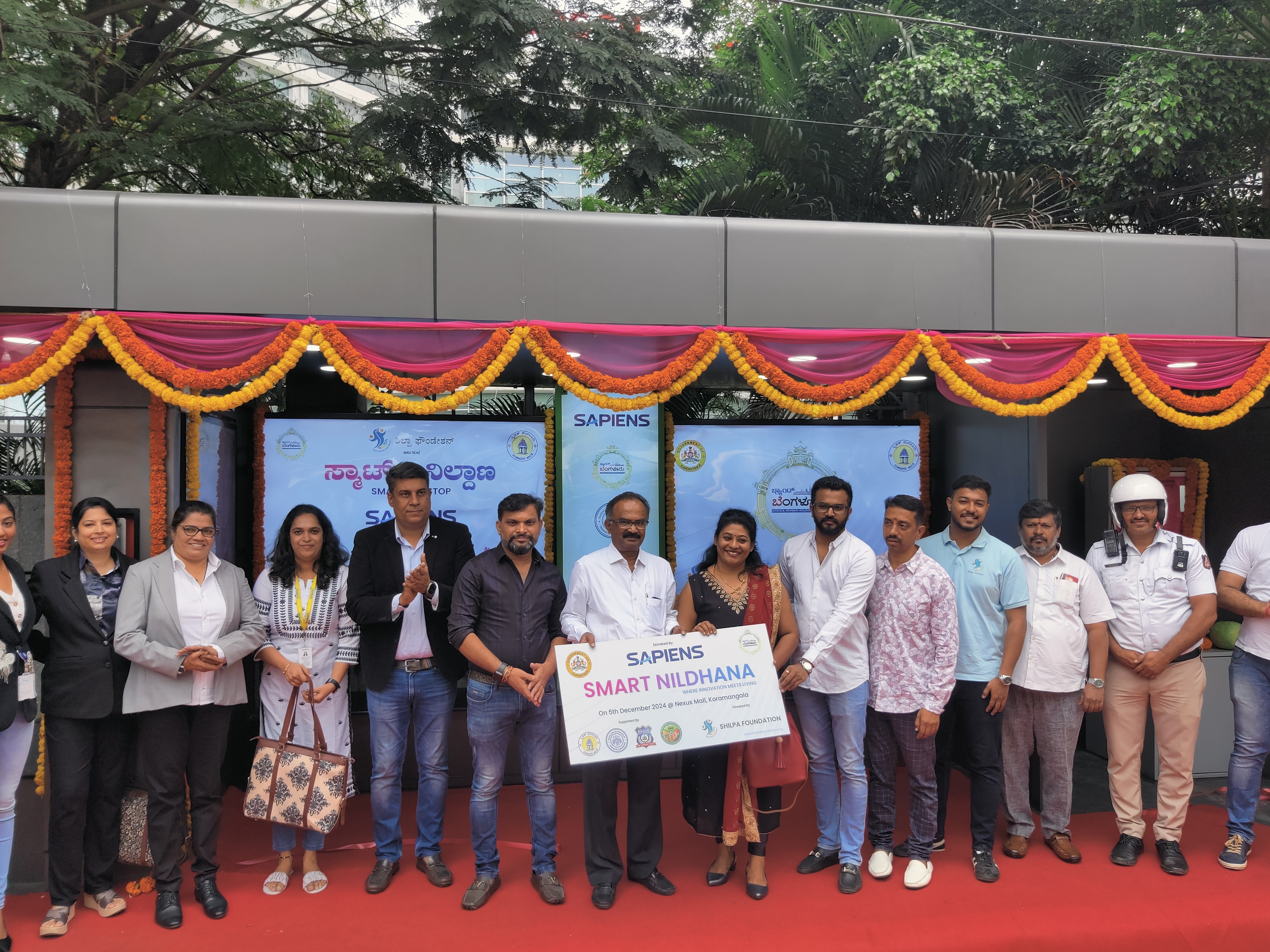 Smart Bus Stop Handed Over To BBMP