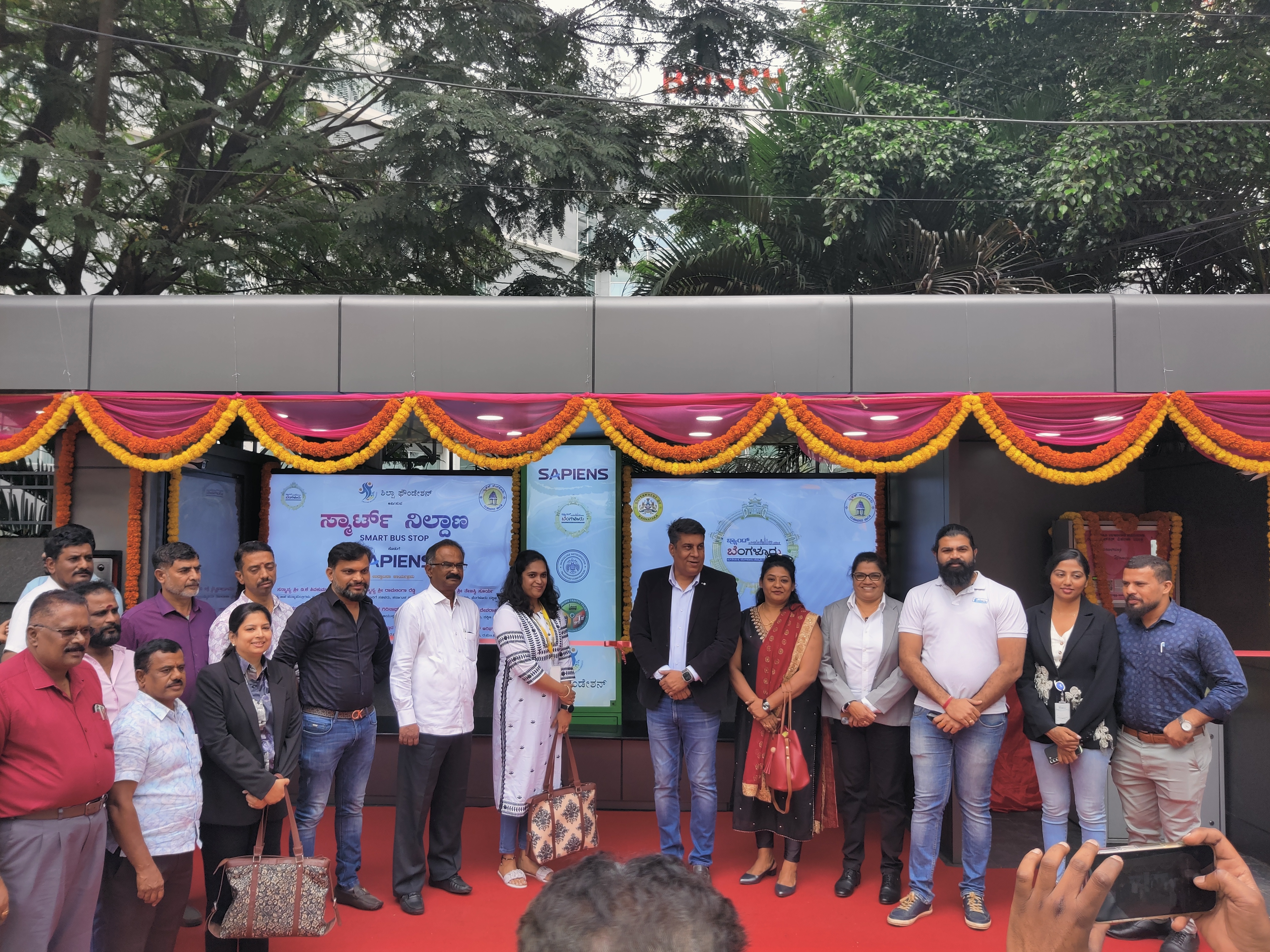 Smart Bus Stop Handed Over To BBMP