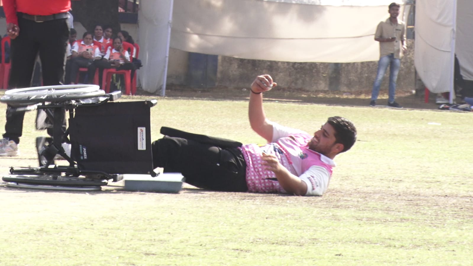 WHEEL CHAIR CRICKET IN INDIA