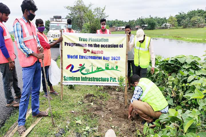 world environment day celebrated at Biswanath district of assam