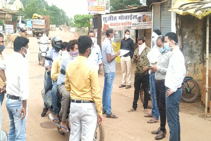 Action on those not wearing masks