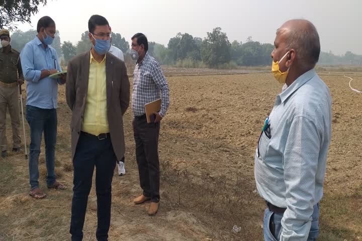 dm conducted a surprise inspection of sangrampur block in amethi