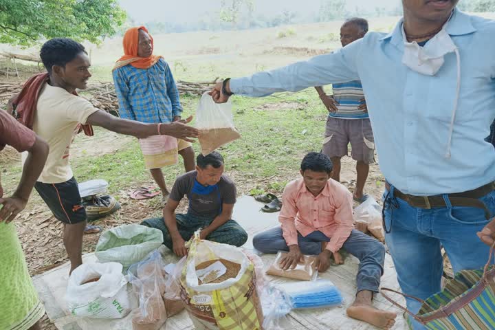 Traditional seeds distributed