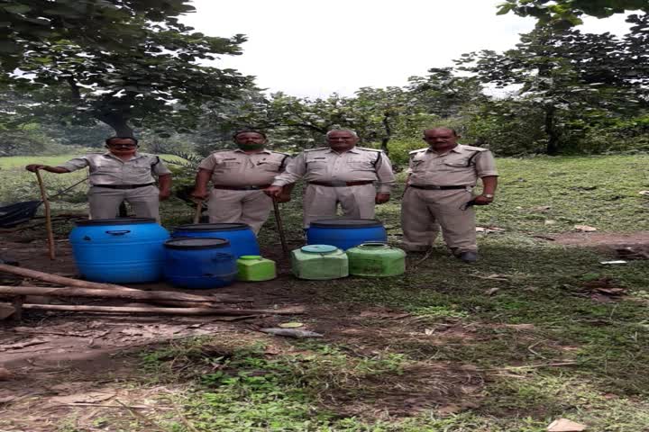 Illegal liquor seized in balaghat