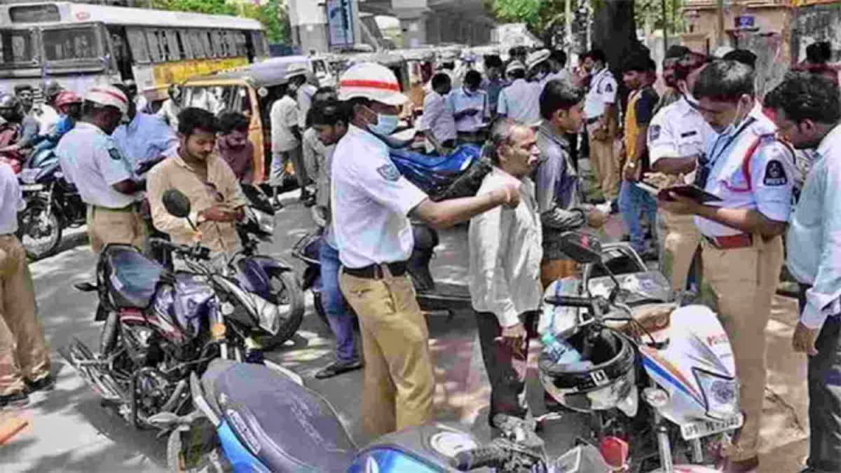 Discounts on Traffic E Challan Telangana