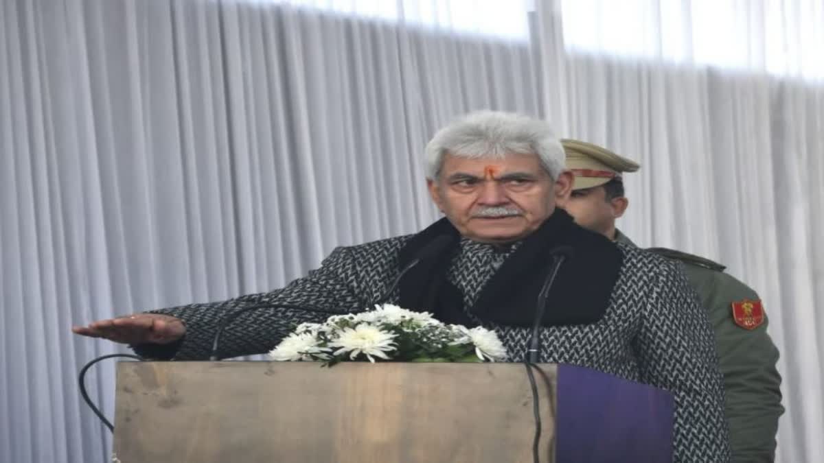 Lt Governor Manoj Sinha