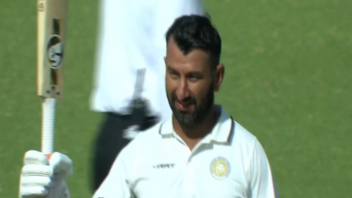 Ranji Trophy 2024  Cheteshwar Pujara  ചേതേശ്വര്‍ പുജാര  രഞ്‌ജി ട്രോഫി 2024