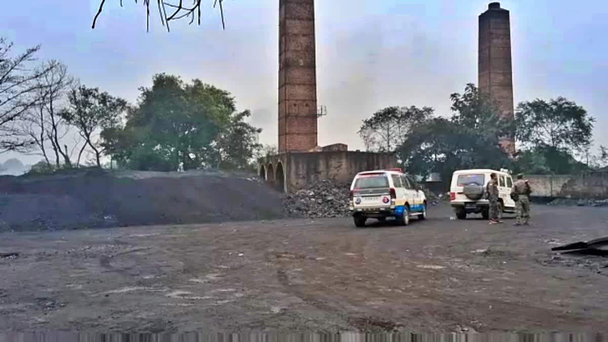 Illegal coal depot in Dhanbad