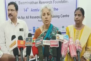 Soumya Swaminathan is the Chairman of MS Swaminathan Research Institute