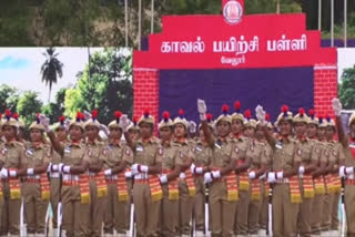 Grade 2 Women Police Constable Training Completion Ceremony in Vellore