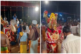 Maisandaya daiva blesses to Rishab shetty