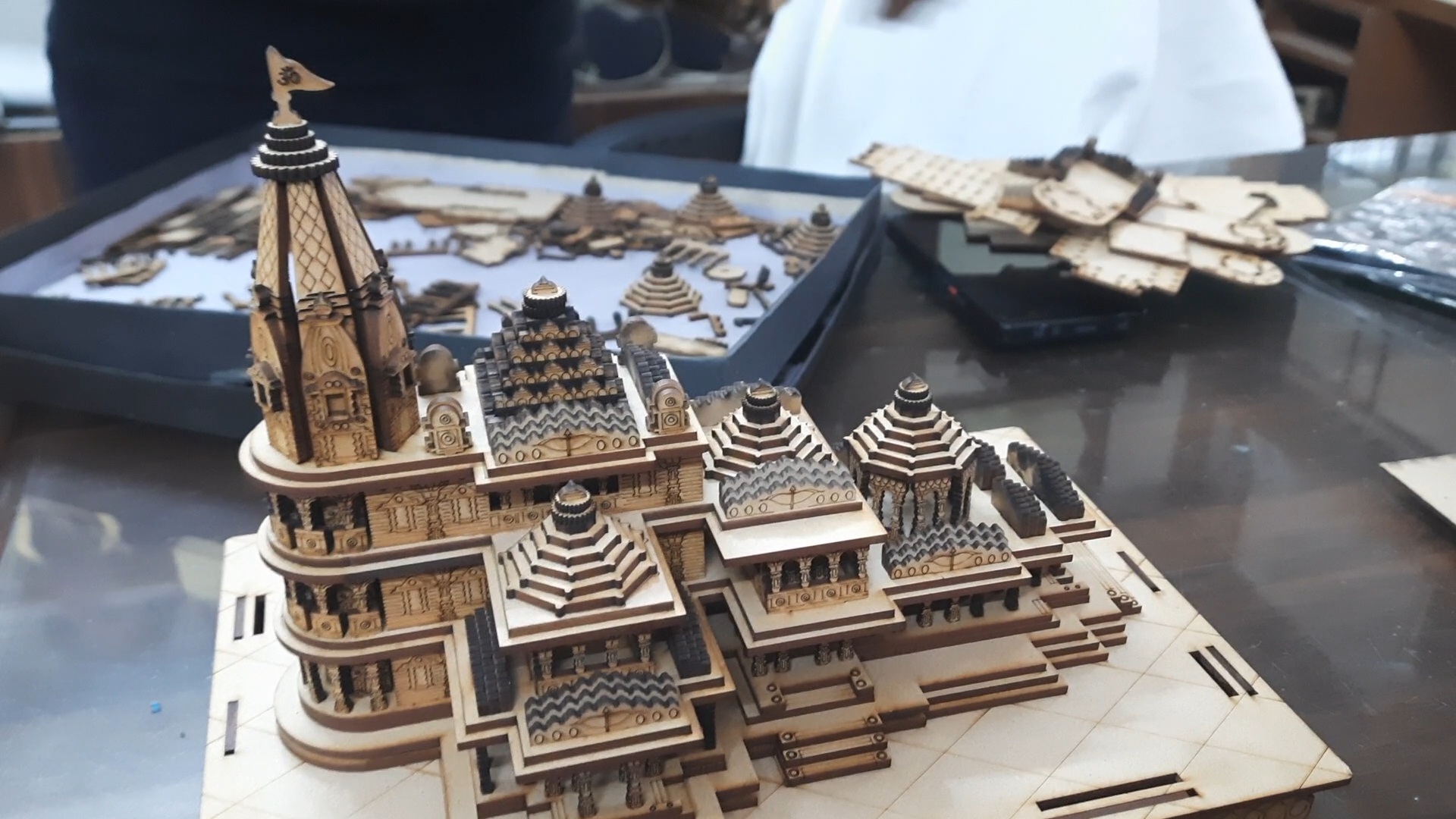 3D replica of Ayodhya temple