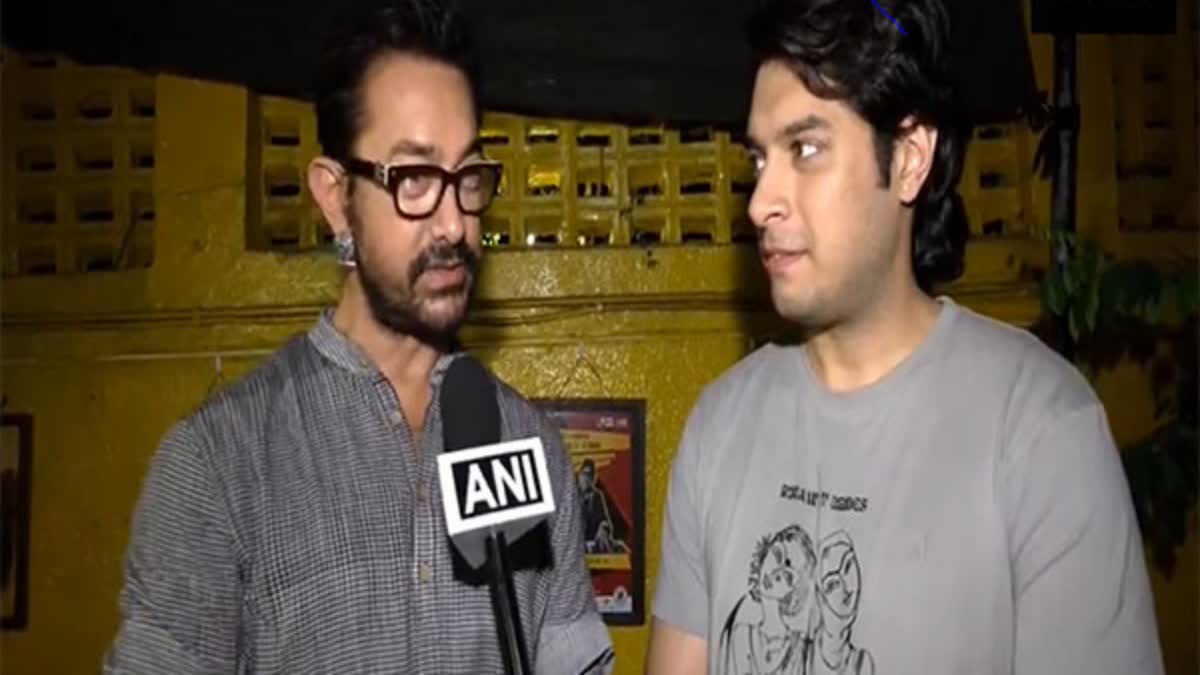 Aamir Khan and son Junaid