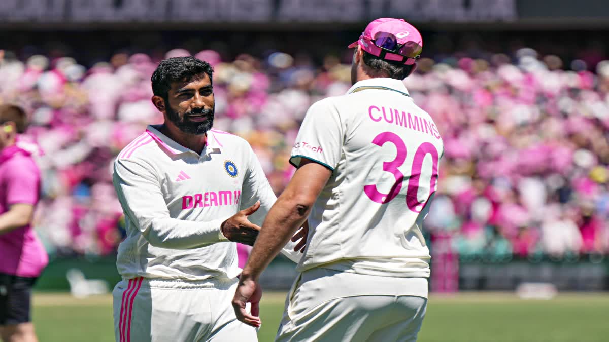 JASPRIT BUMRAH AND PAT CUMMINS