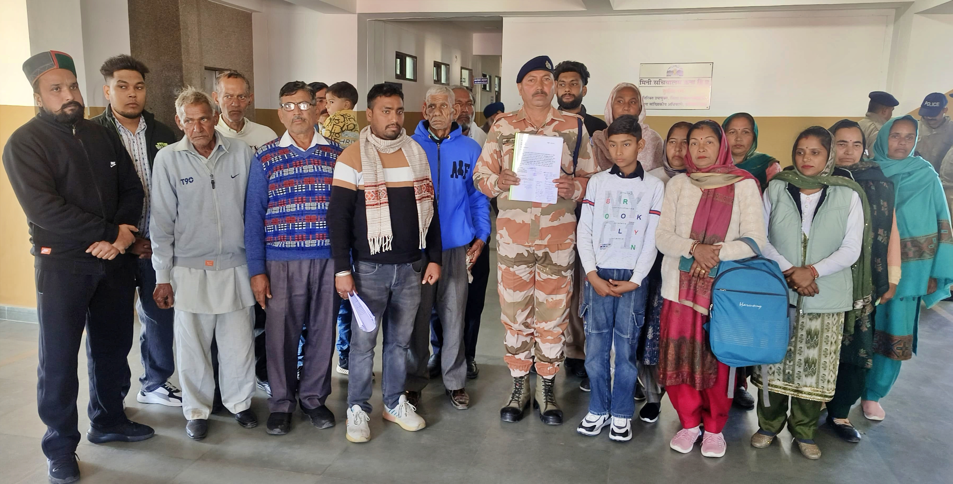 ITBP Jawan Gurbachan Singh reached DC Office Una