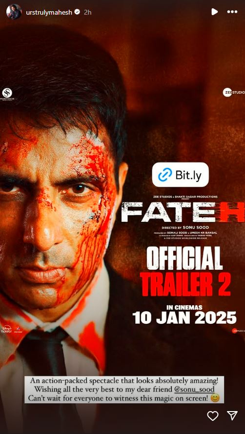 Sonu Sood Fateh Trailer