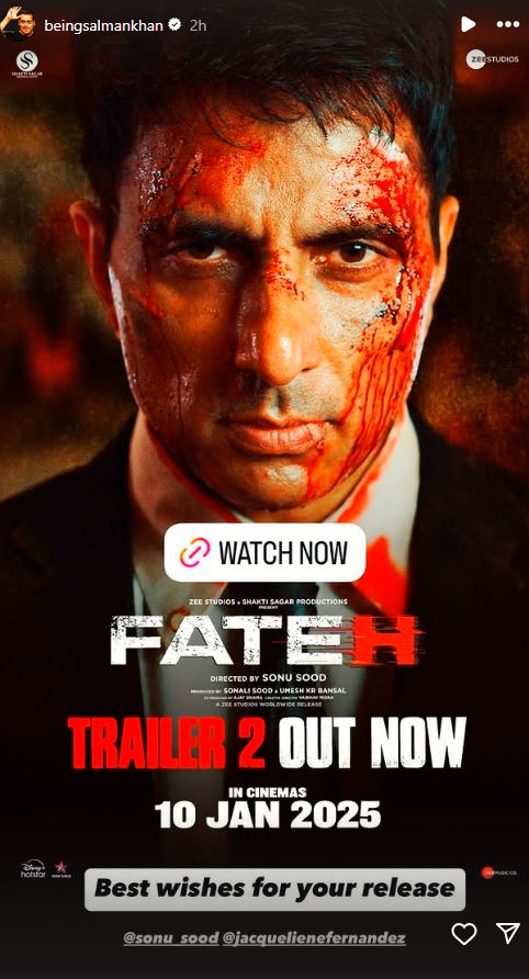 Sonu Sood Fateh Trailer